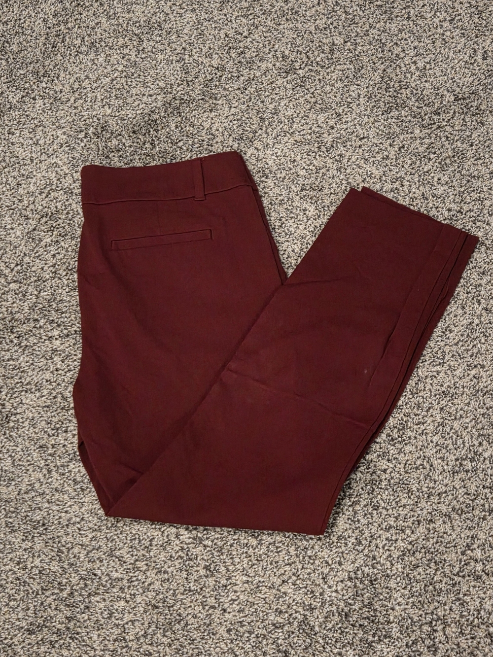 LOFT Women's Maroon Dress Pants